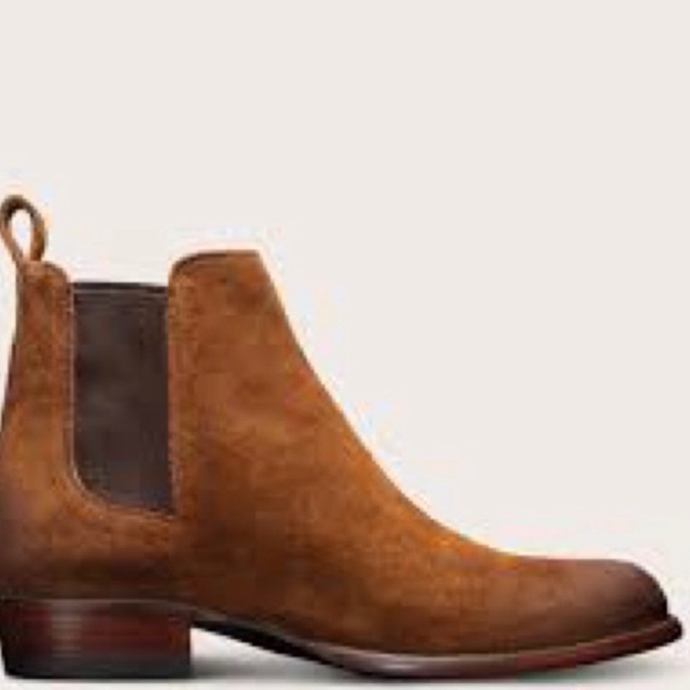 Tecovas "The Chance" Rust Suede Chelsea Boots - Men’s 10.5 Wide (EE) - Retired